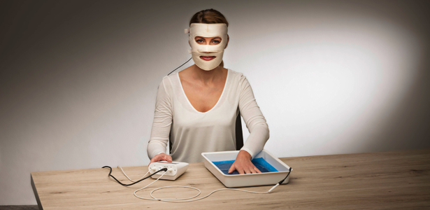 Saalio Iontophoresis – Face Mask (face electrode) against sweating in the face